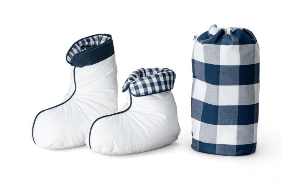 Daunenstiefel weiß